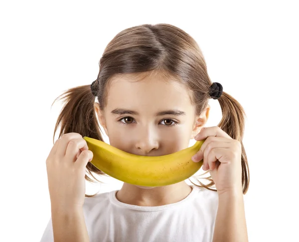 香蕉的微笑 — 图库照片