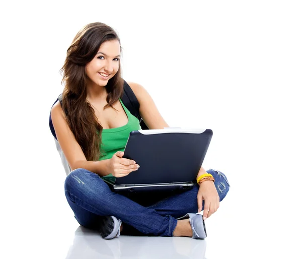 stock image Happy female student