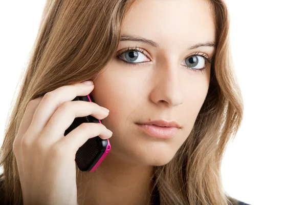 Business woman using a cell phone — Stock Photo, Image