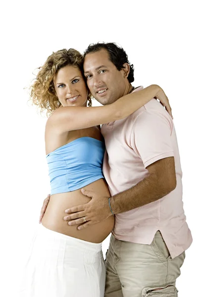 Casal esperando um bebê — Fotografia de Stock