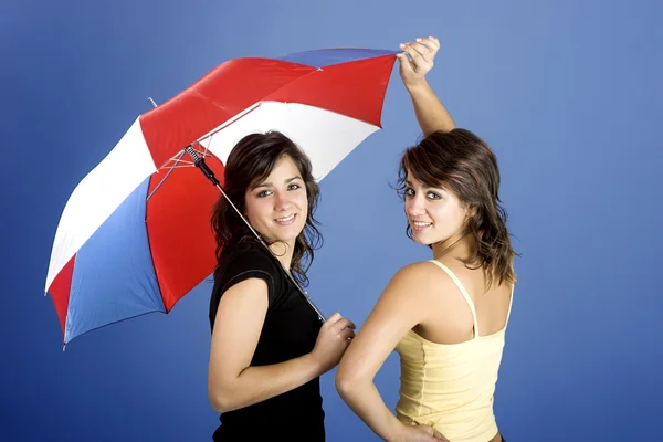 Umbrella Woman — Stock Photo, Image