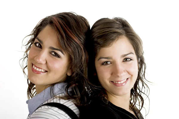 Krásná ženská dvojčata Stock Snímky
