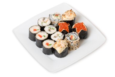 Sushi mix clipart