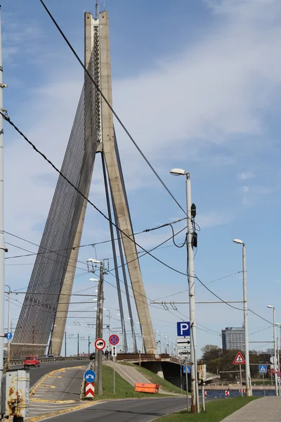 Η γέφυρα vantannyj, στη Ρίγα — Φωτογραφία Αρχείου