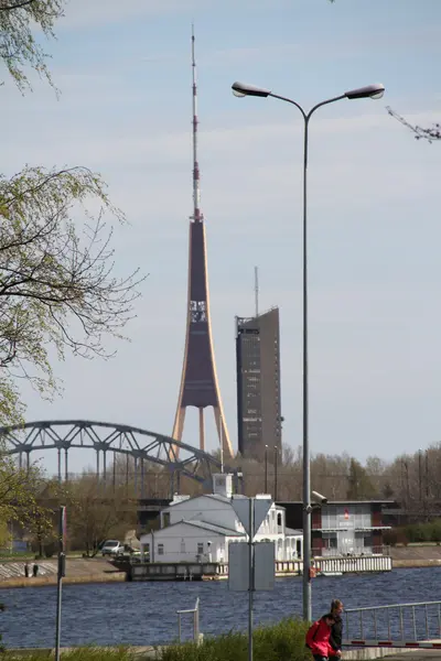 Riga, televisietoren — Stockfoto