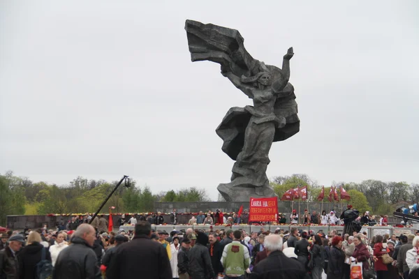 stock image Victory Day celebrating in Latvia