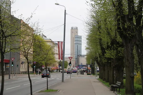 Straßen von Riga, Europa — Stockfoto