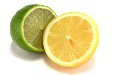 Lime and lemon clipart