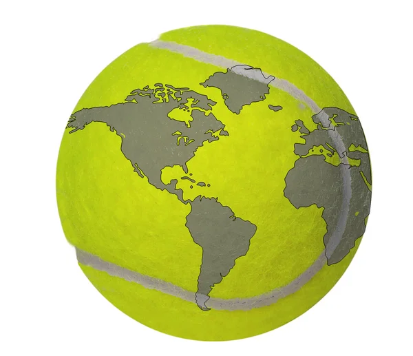 Теннисный мяч Стоковое Изображение