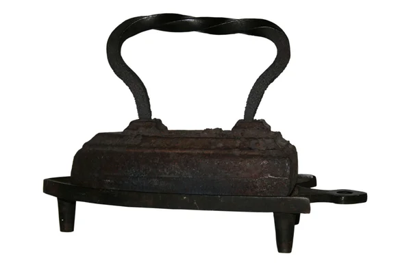 Old iron on the stand — Stock Photo, Image