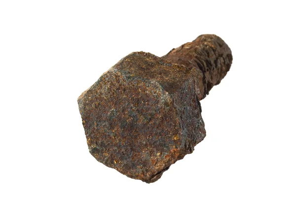 Rusted bolt isolated 2 — Stock Photo, Image