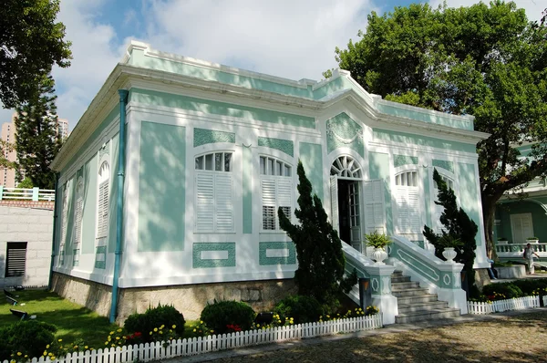 Заповедный колониальный дом, Макао, Тайпа — стоковое фото