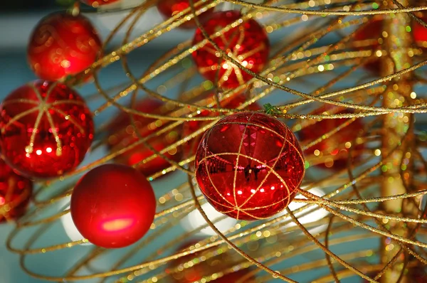 Czerwone cebule Boże Narodzenie — Zdjęcie stockowe