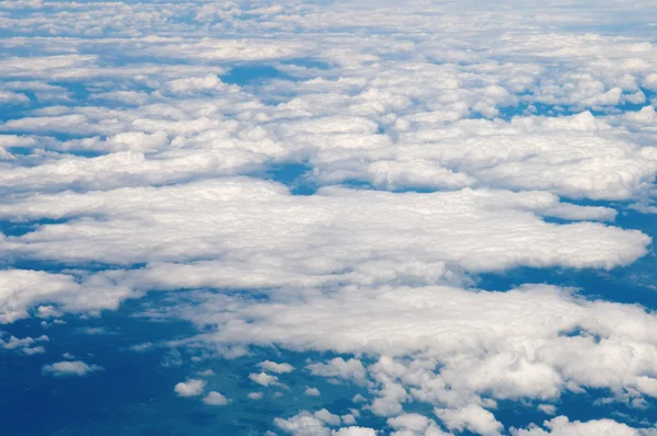 Cotton like cloudy sky — Stock Photo, Image