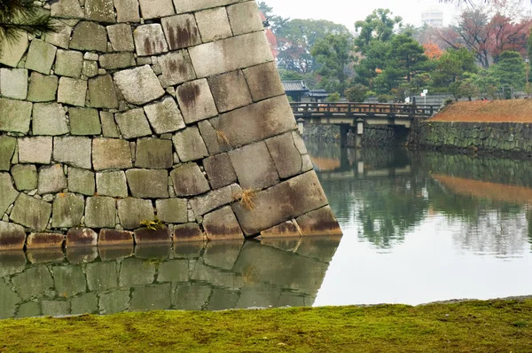 Рва в замке Нидзё — стоковое фото