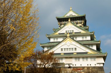 Osaka castle clipart