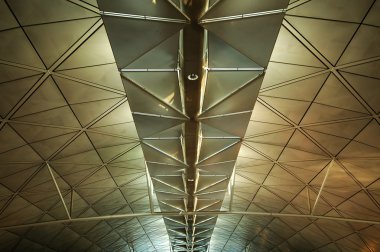 The ceiling of airport clipart