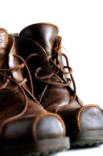 Male leather boots — Stock Photo, Image