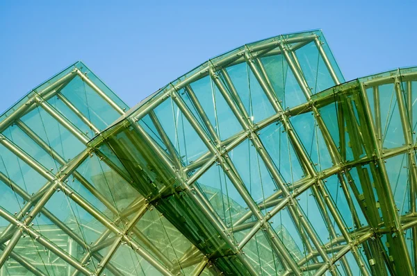 Abstract van groen glas — Stockfoto