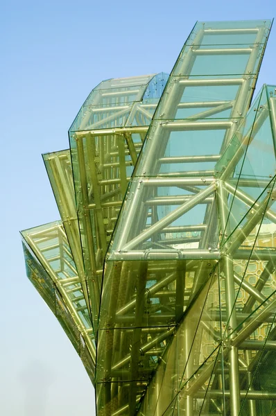 Resumo de vidro verde — Fotografia de Stock