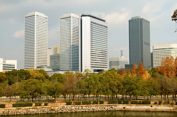 Městské pohled v Osace — Stock fotografie