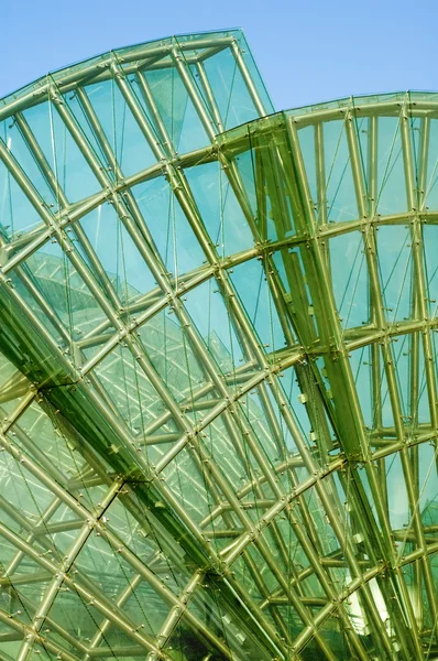 摘要的绿色玻璃 — 图库照片