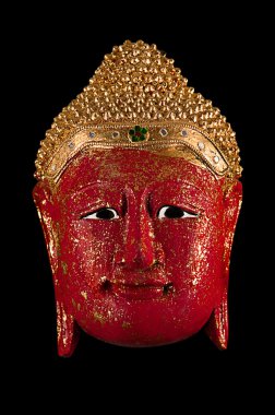 Red Buddha clipart