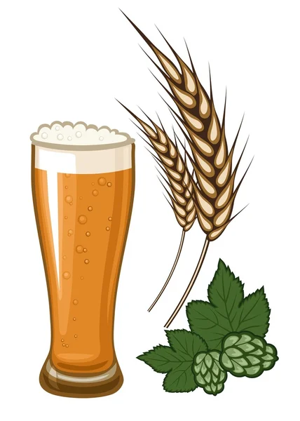 Birra — Vettoriale Stock