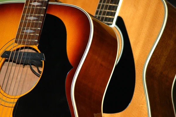Красивые гитары Стоковое Изображение