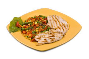 Grilled chicken clipart