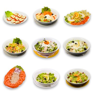 Salad collection clipart