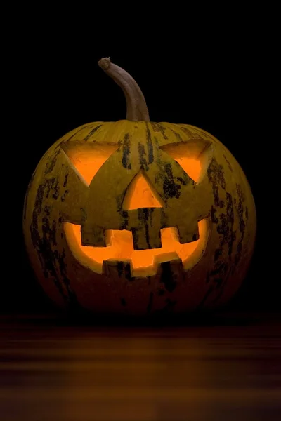 Cara de calabaza de Halloween —  Fotos de Stock