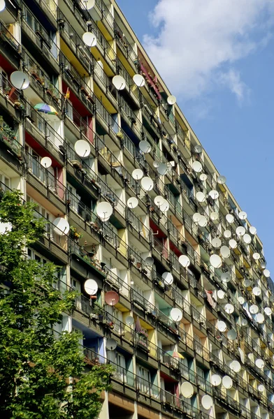 stock image Satellite dishes in Berlin