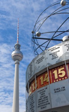 Berlin alexanderplatz weltzeituhr ile