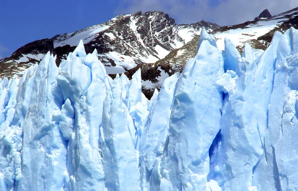 Een close-up van gletsjer perito moreno — Stockfoto