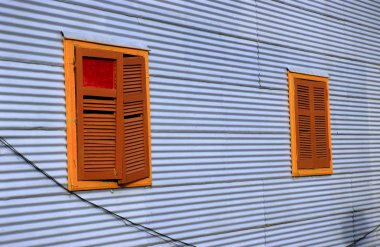 Windows in La Boca clipart