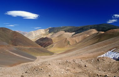 Andes güzel dağ manzarası