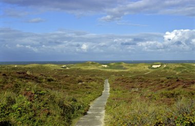 Way to the beach, Sylt, Germany clipart