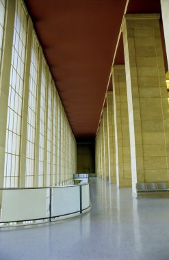 Inside Berlin´s Tempelhof Airport clipart