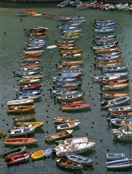 Colourful fishing boats — Stock Photo, Image