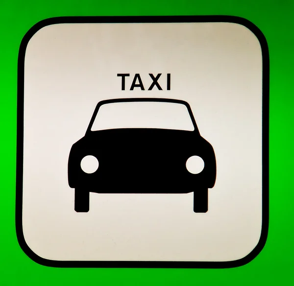 出租车的标志 — 图库照片