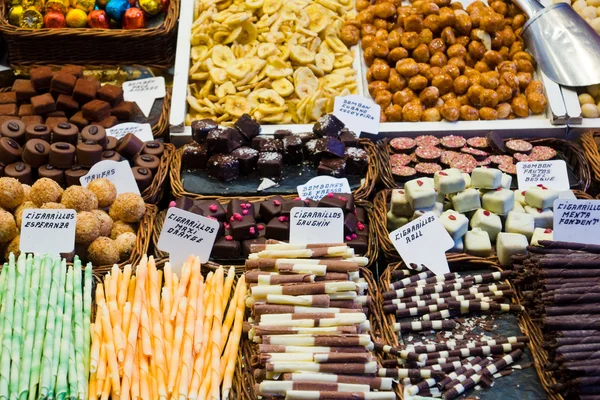 Chocolates and candies — Stock Photo, Image