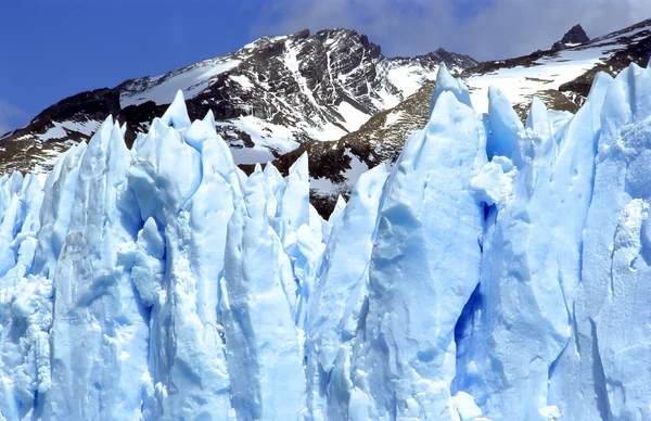 Un primo piano del ghiacciaio Perito Moreno — Foto Stock