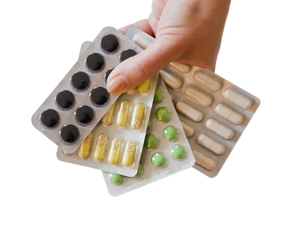 Showing a variation of tablets — Stock Photo, Image