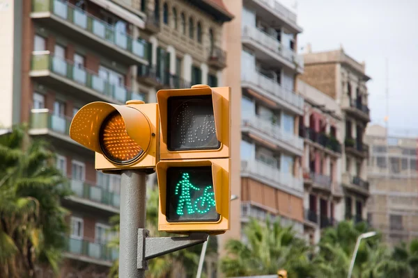 Gyalogos közlekedési lámpa — Stock Fotó