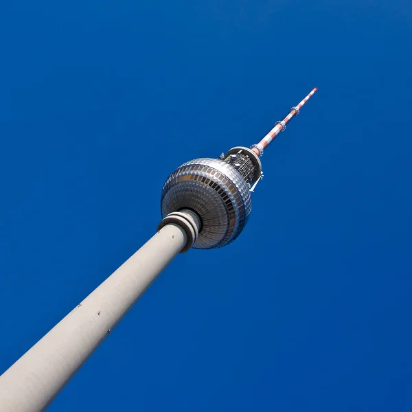 Τηλεοπτικό πύργο στην πλατεία alexanderplatz, Βερολίνο — Φωτογραφία Αρχείου