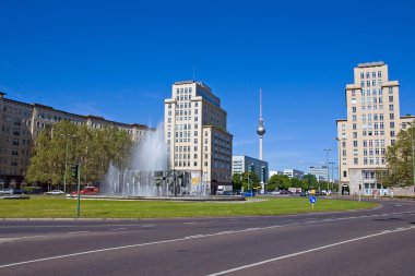 The Strausberger Platz in Berlin clipart