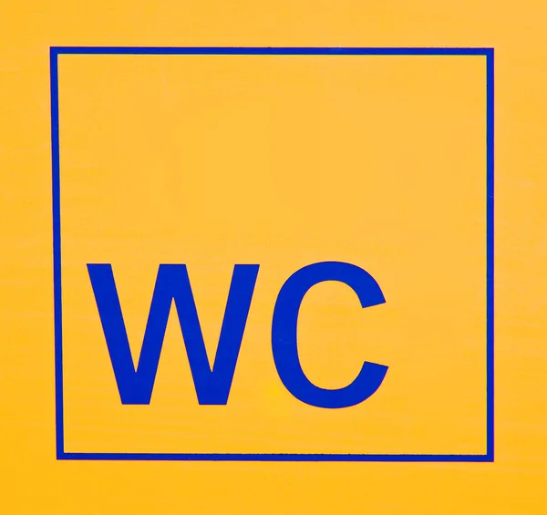 Wc-Zeichen — Stockfoto