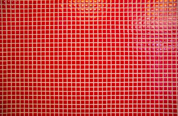 Červené mozaikové dlaždice — Stock fotografie