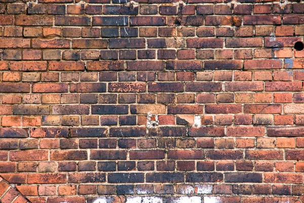 Mur de brique sale et rugueux — Photo